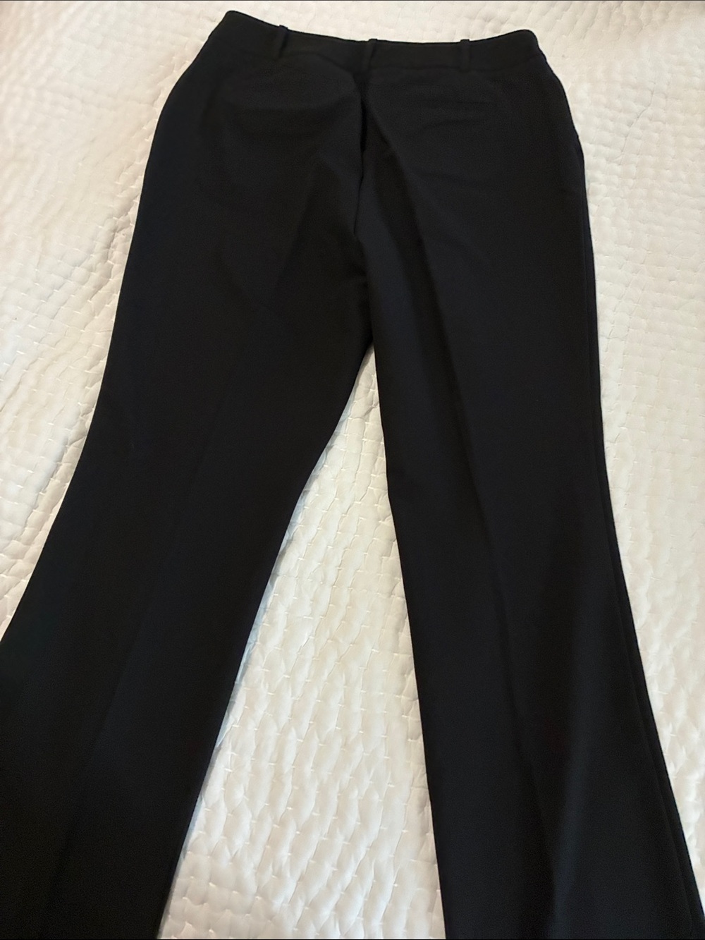 Liz Claiborne Navy staight Leg Pants Audra size 12 - Picture 2 of 4